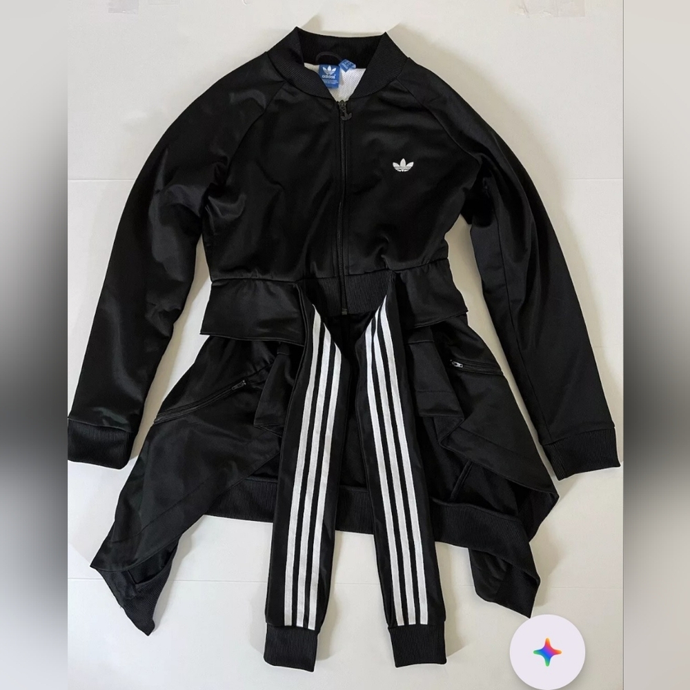 ADIDAS COUTURE BLACK WOMENS 3 N 1 JACKET